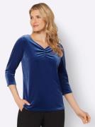 Classic Basics Shirt met 3/4 mouwen Fluwelen shirt (1-delig)