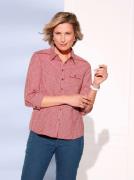 NU 20% KORTING: Classic Basics Geruite blouse