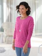 Casual Looks Shirt met ronde hals (1-delig)