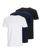 Jack & Jones Shirt met ronde hals CORP LOGO TEE (3-delig, Set van 3)