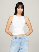 NU 20% KORTING: TOMMY JEANS Tanktop TJW SLIM GATHERING TANK TOP (ESSEN...