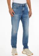 NU 20% KORTING: TOMMY JEANS Slim fit jeans SCANTON Y met used-effecten