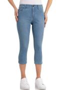 NU 20% KORTING: wonderjeans Capri jeans met zijsplitjes onder aan de p...