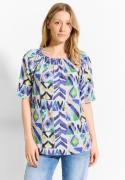 NU 20% KORTING: Cecil Blouse met korte mouwen met print all-over