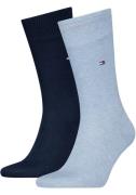 Tommy Hilfiger Basic sokken met geborduurd logo (Set van 2)