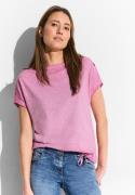 Cecil T-shirt met knoopdetail