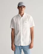 Gant Overhemd met korte mouwen Regular fit poplin overhemd licht slijt...