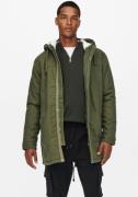 NU 20% KORTING: ONLY & SONS Parka ALEX TEDDY PARKA