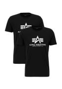 Alpha Industries T-shirt Alpha Industries Men - T-Shirts Basic T 2 Pac...