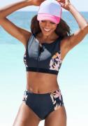 NU 20% KORTING: active by Lascana Crop-bikinitop WAVE met ritssluiting...