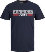 NU 20% KORTING: Jack & Jones PlusSize Shirt met ronde hals JJECORP LOG...