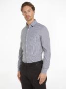 Calvin Klein Overhemd met lange mouwen POPLIN STRIPE SLIM SHIRT