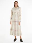 Tommy Hilfiger Blousejurk RWB CHECK FLUID MIDI DRESS (Global Serie TH ...