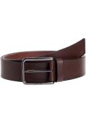 NU 20% KORTING: Calvin Klein Leren riem WARMTH 35MM met gestempeld log...