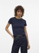 Vero Moda Shirt met ronde hals VMCHLOE SS SHORT TOP JRS NOOS