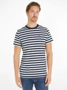 TOMMY JEANS Shirt met ronde hals TJM SLIM ENTRY STP TEE