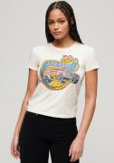 NU 20% KORTING: Superdry Shirt met print NEON MOTOR GRAPHIC FITTED TEE