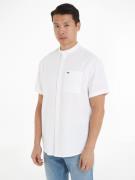 TOMMY JEANS Overhemd met korte mouwen TJM REG MAO LINEN BLEND SS SHIRT