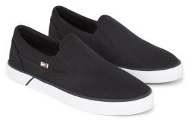 NU 20% KORTING: Tommy Hilfiger Slip-on sneakers VULC CANVAS SLIP-ON SN...