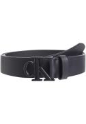 Calvin Klein Leren riem ROUND MONO PLAQUE LTHR BELT 35MM