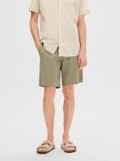 NU 20% KORTING: SELECTED HOMME Chino-short SLHREGULAR BILL FLEX SHORTS...