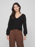 NU 20% KORTING: Vila Trui met V-hals VIRIL REV V-NECK L/S TOP - NOOS