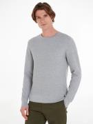 Calvin Klein Trui met ronde hals WAFFLE STRUCTURE SWEATER