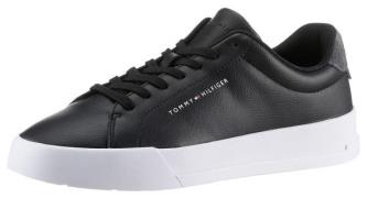 NU 20% KORTING: Tommy Hilfiger Plateausneakers TH COURT LEATHER GRAIN ...