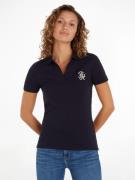 NU 20% KORTING: Tommy Hilfiger Poloshirt SLIM TH SCRIPT OPN-NK POLO SS...