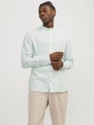 Jack & Jones Overhemd met lange mouwen JJESUMMER BAND LINEN BLEND SHIR...