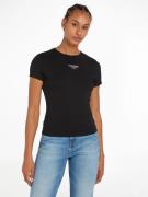 NU 20% KORTING: TOMMY JEANS Shirt met ronde hals TJW SLIM ESSENTIAL LO...