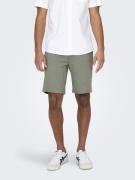 NU 20% KORTING: ONLY & SONS Chino-short ONSMARK 0209 MELANGE SHORTS NO...