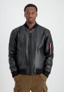 NU 20% KORTING: Alpha Industries Leren jack Alpha Industries Men - Lea...