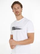 Calvin Klein T-shirt BRUSH LOGO T-SHIRT met een logo-opschrift