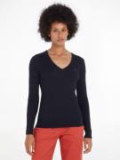 NU 20% KORTING: Tommy Hilfiger Gebreide trui CO CABLE V-NK SWEATER