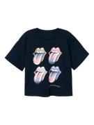 NU 20% KORTING: Name It T-shirt NKFNARINA ROLLINGSTONES SS TOP NOOS UN...