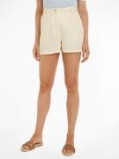 NU 20% KORTING: Tommy Hilfiger Short COTTON LINEN SHORT met geborduurd...