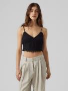 Vero Moda Top met spaghettibandjes VMHONEY LACE V-NECK CROPPED TOP WVN