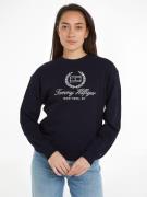 NU 20% KORTING: Tommy Hilfiger Sweatshirt REG FLAG SCRIPT CNK SWTSHRT ...