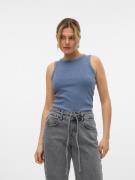 NU 20% KORTING: Vero Moda Geribde tanktop VMJANE SL WASHED RIB TOP JRS...