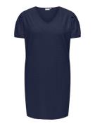 NU 20% KORTING: ONLY CARMAKOMA Midi-jurk CARZABBI LIFE SS V-NECK BLK D...