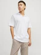 NU 20% KORTING: Jack & Jones Poloshirt JJESUMMER LINEN POLO SS LN