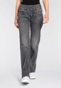 NU 20% KORTING: Herrlicher Straight jeans Raya New Straight Denim