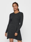 Only Gebreide jurk ONLALMA L/S O-NECK DRESS KNT NOOS