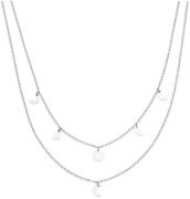 Purelei Collier Sieraad cadeau Luna hanger halve maan dubbele ketting