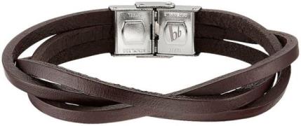 Bruno Banani Leren armband Sieraad cadeau armband, B4102B/20/00/BL, B4...