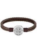 NU 20% KORTING: Boss Armband Sieraden roestvrij staal armbanden leren ...