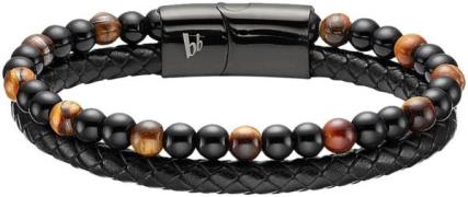 Bruno Banani Leren armband Sieraad cadeau armband, B4104B/20/00/21