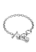 Firetti Edelstalen armband Sieraad Geschenk, Halter met zirkoon (synth...