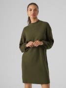 NU 20% KORTING: Vero Moda Gebreide jurk VMNANCY LS FUNNELNECK DRESS GA...